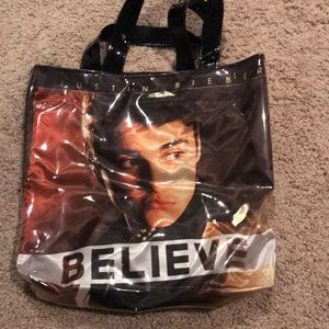 Justin Bieber believe tour bag